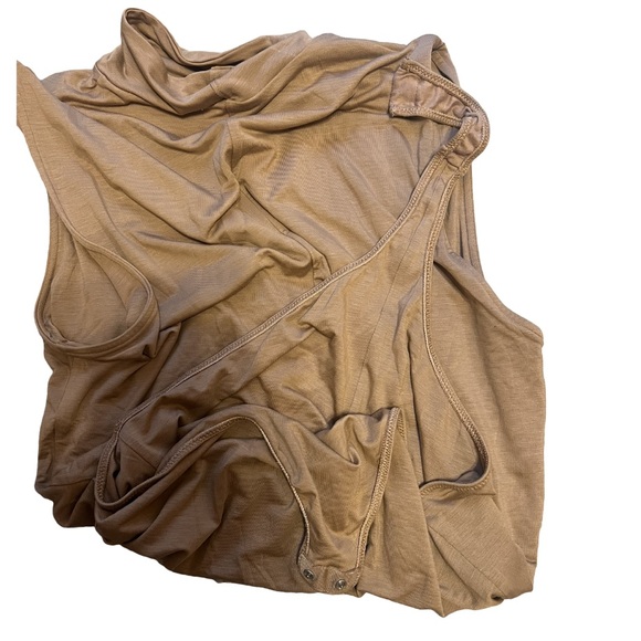 Everlane Luster Mock Neck Tank Bodysuit - Picture 7 of 8